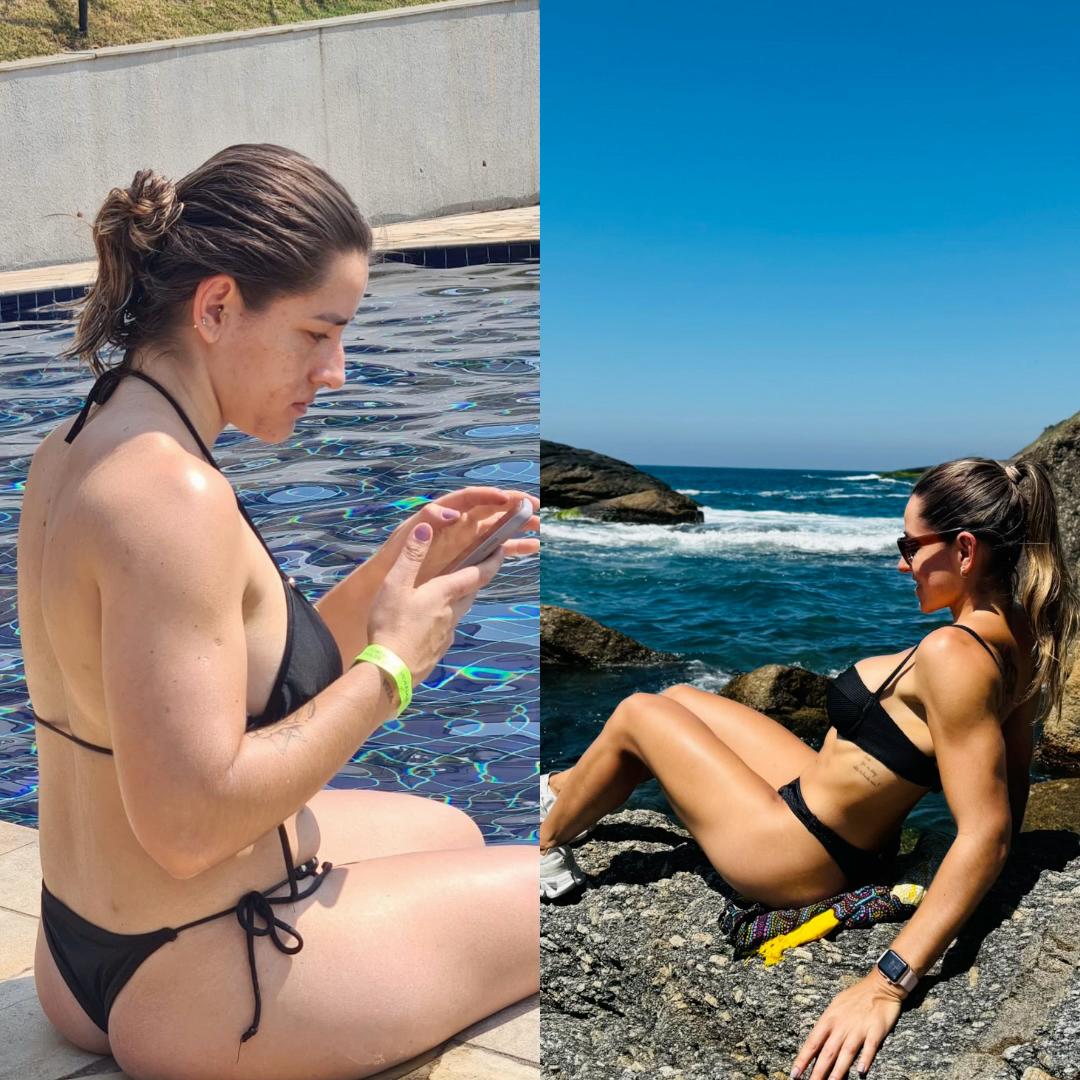 Laüra Rosa — antes e agora